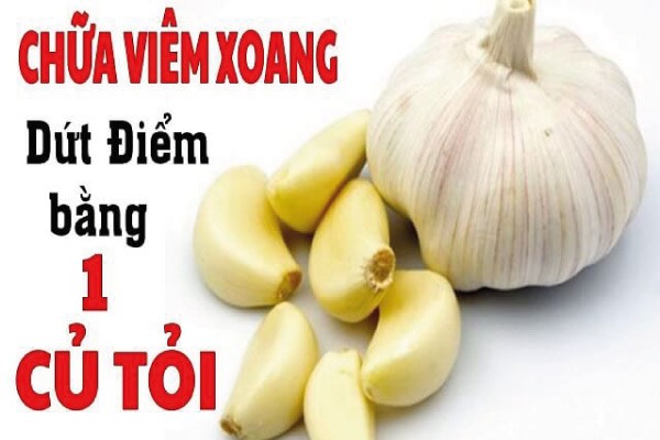 Bài thuốc chữa viêm xoang từ tỏi